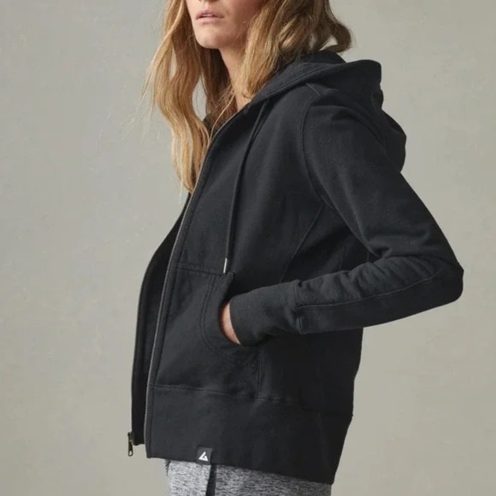 American Giant Black Full-Zip Hoodie Medium